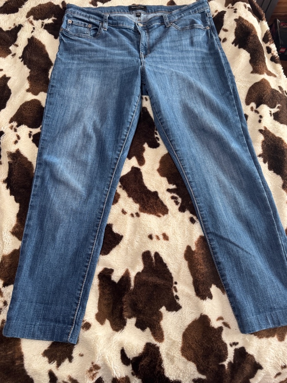 Banana Republic Faded Blue Straight-Leg Jeans